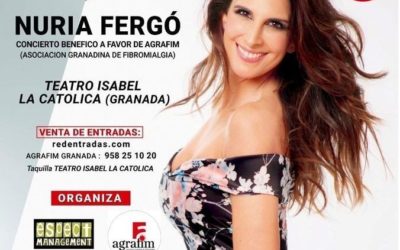 Manuela Fundación colabora en el concierto benéfico de Nuria Fergó a favor de la Asociación Granadina de Fibromialgia.