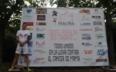 Manuela Fundación colabora con el Cross popular río Tarafa apoyando la lucha contra el cáncer de mama.